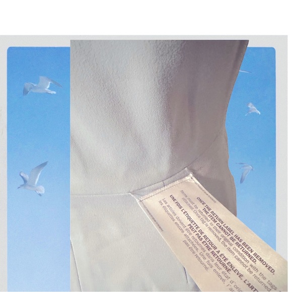 BCBG asymmetrical dress in arctic ice - Picture 6 of 9